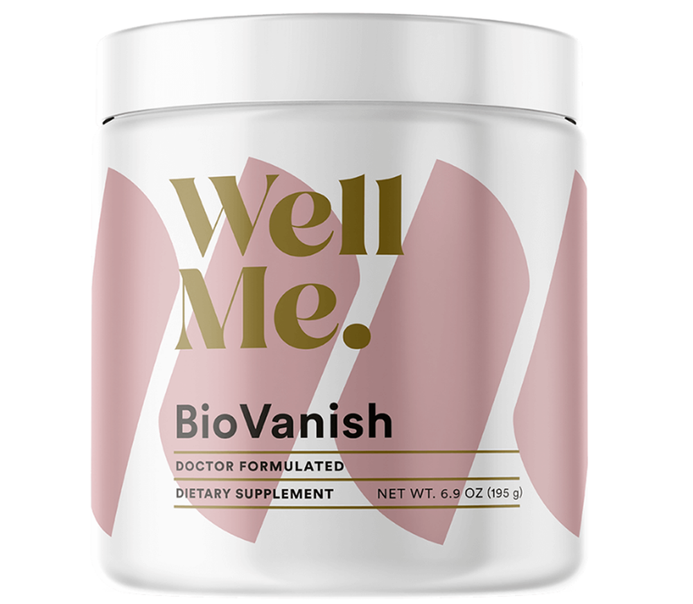 BioVanish supplement bottle for natural weight loss and energy