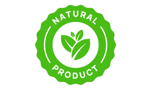 100% Natural ingredients badge, highlighting BioVanish's non-GMO, gluten-free formulation